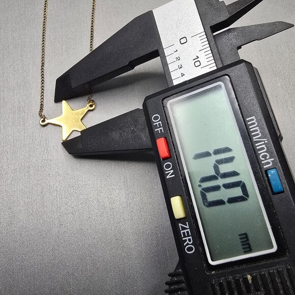 VTG Carla 14K Gold Filled Star Pendant Necklace 15" Minimalist Delicate - Picture 15 of 16